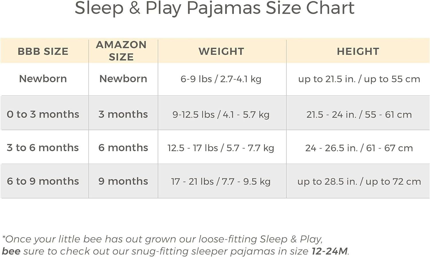 Girls Footed One-Piece Pajamas, Sleep and Play Loose Fit, 100% Organic Cotton, Sizes NB to 6-9 Months